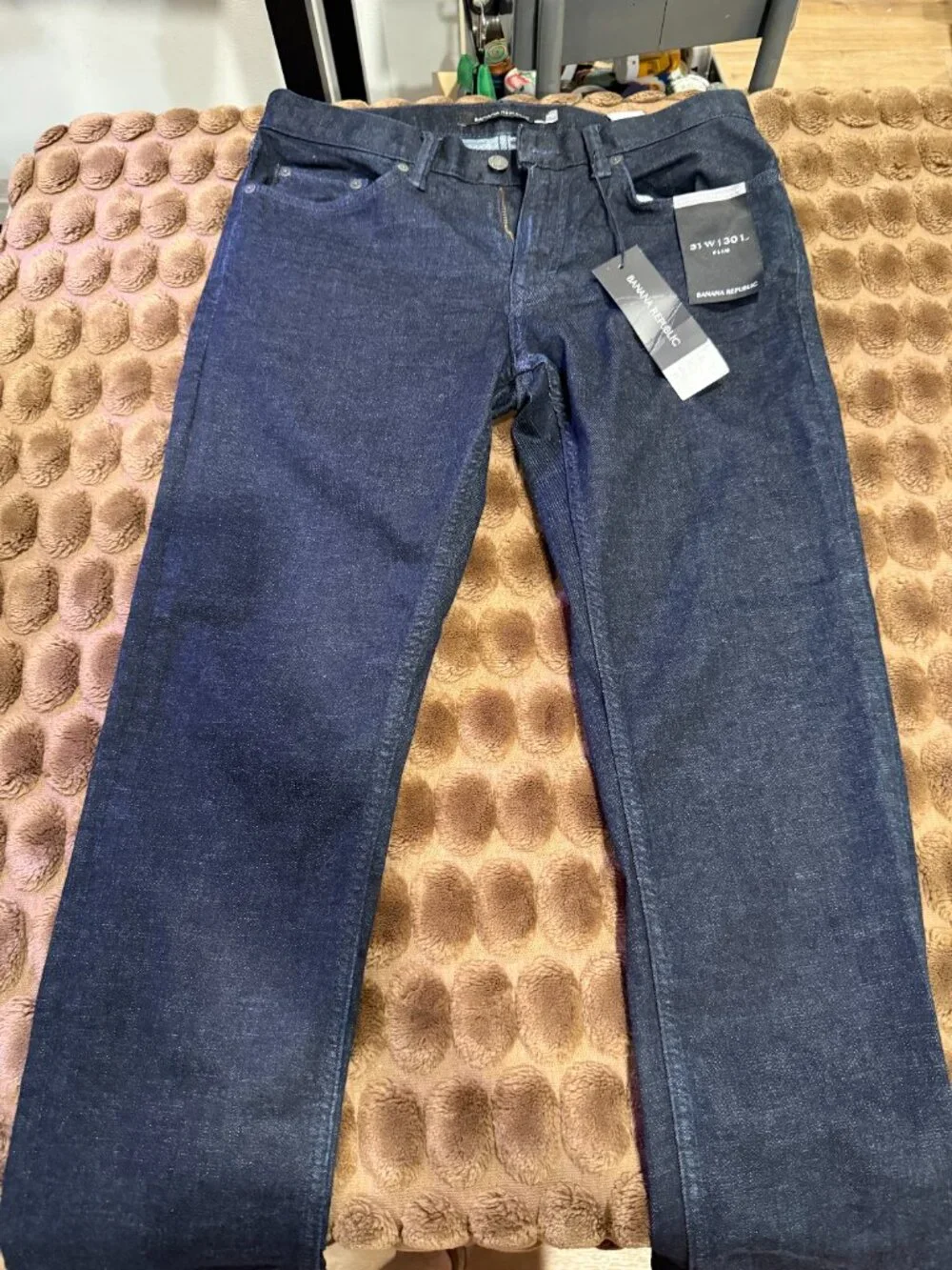 Banana Republic dark blue jeans